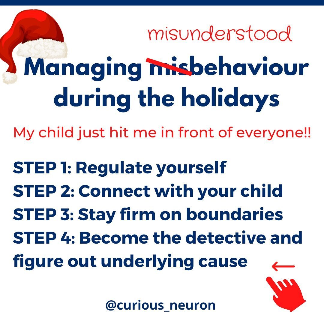 Hi! I&rsquo;m Cindy! Mom of 3, neuroscientist and founder of @curious_neuron. 

I was invited to be part of #momspiration...12 days of tips for the holidays. Thanks to Ana from @mommysbundle for organizing this! 

My advice is about misbehaviour or, 